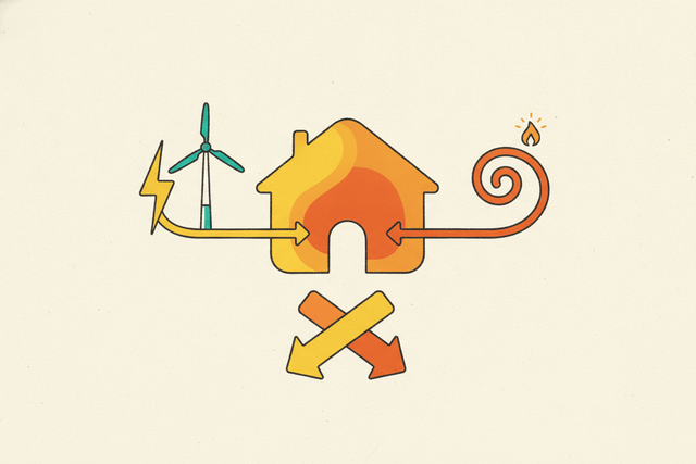 Editorial illustration for “Choosing the Right Energy (Electricity & Gas) Provider”.